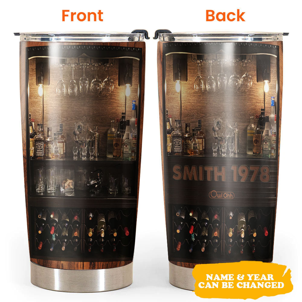 Beverage Lover Beverage Bar Personalized 20 Oz Tumbler For Coffee Travel And Daily Drinks