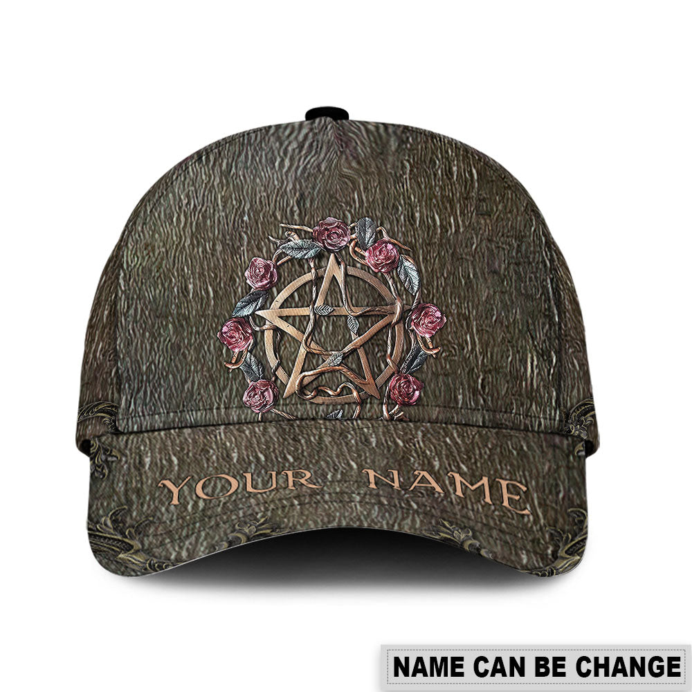 Mystical Witch Rose Personalized Classic Cap For Everyday Outfits Coastal Travel And Gift Giving