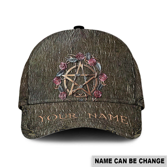 Mystical Witch Rose Personalized Classic Cap For Everyday Outfits Coastal Travel And Gift Giving