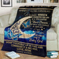 Diabetes Awareness Daughter Butterfly Flannel Blanket For Cozy Bedroom Sofa Decor