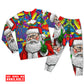 Hippie Santa Christmas Long Sleeve Pajamas Set For Holiday Bedtime And Cozy Home Wear