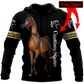 Arabian Horse Hoodie For Equestrian Enthusiasts Casual Wear And Weekend Travel