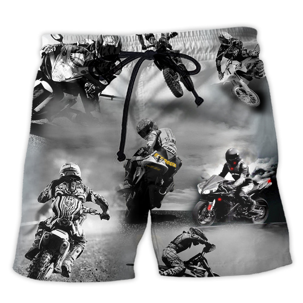 Motorcycle Beach Shorts For Coastal Adventures And Weekend Casual Style