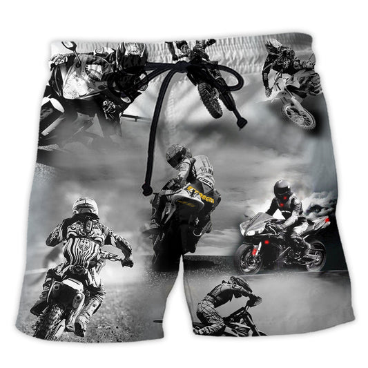 Motorcycle Beach Shorts For Coastal Adventures And Weekend Casual Style