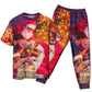 Santa Christmas Story Short Sleeve Pajamas Set For Holiday Bedtime And Cozy Home Wear