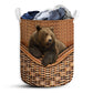Small Size Bear Laundry Basket For Bathroom Bedroom Storage