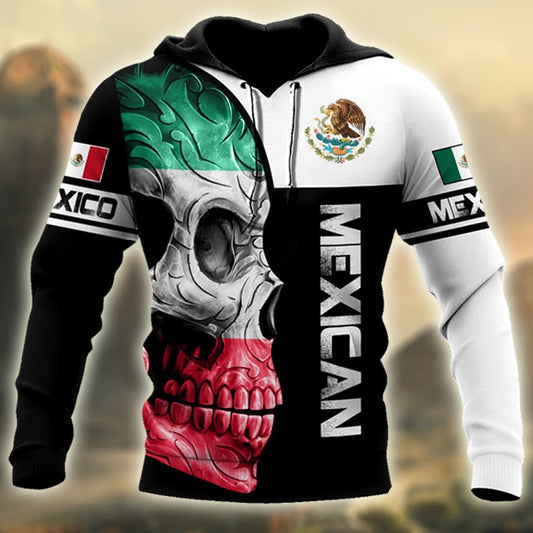 Mexican Skull Hoodie For Gothic Art Lovers Daily Wear And Weekend Adventures