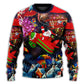 Christmas Spreading Santa Sweater For Festive Events Weekend Outings And Comfortable Winter Style