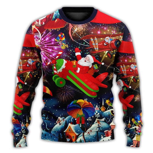 Christmas Spreading Santa Sweater For Festive Events Weekend Outings And Comfortable Winter Style