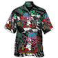 Octopus Racing Race Car Australian Vibe Hawaiian Shirt For Summer Events And Casual Outdoor Wear