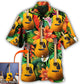 Tropical Guitar Various Custom Photo Hawaiian Shirt Design View For Casual Summer Styling