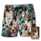Dog Sweet Lover Personalized Photo Beach Shorts For Tropical Getaways And Weekend Adventures