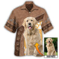 Dog Paw Various Custom Photo Personalized Hawaiian Shirt For Beach Parties And Weekend Getaways