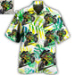 Motorcycle Personalized Photo Hawaiian Shirt Artwork View For Outdoor Gatherings
