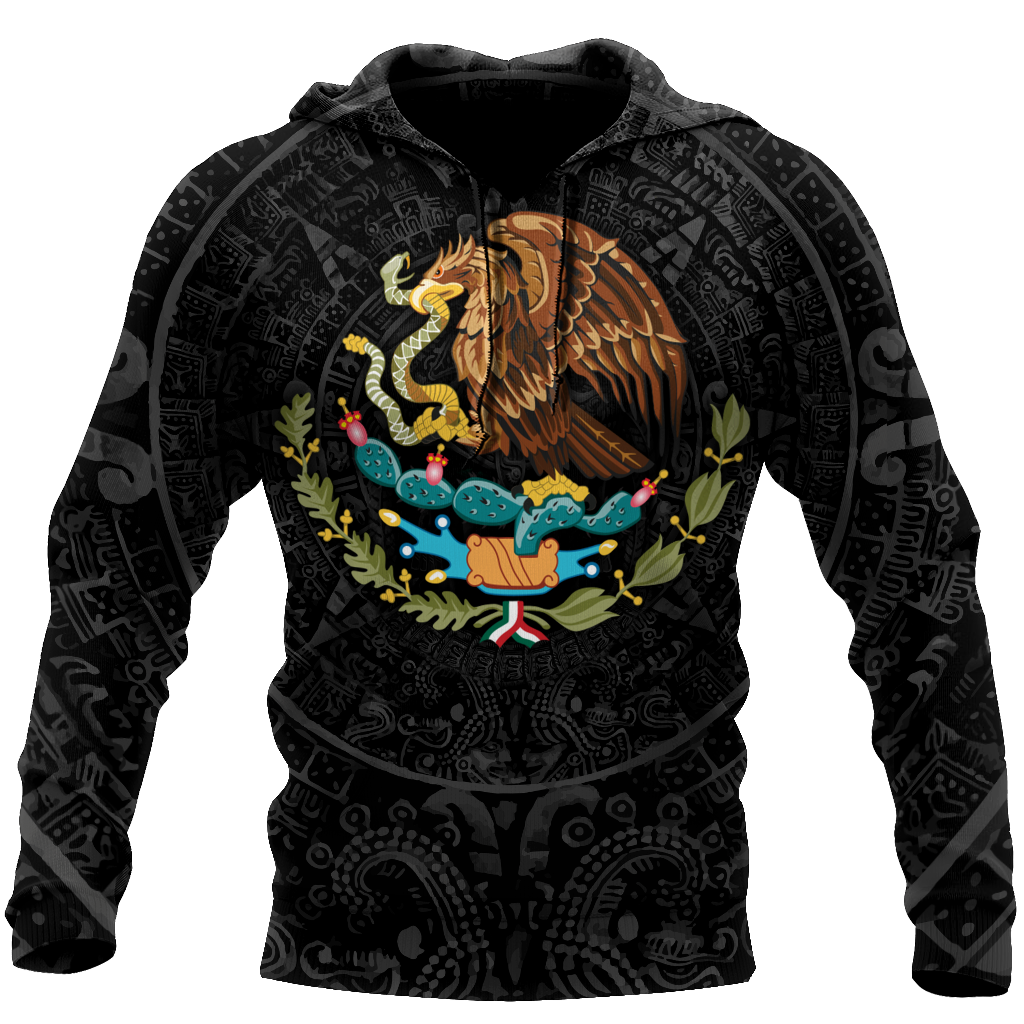 Mexican Warrior Eagle Hoodie For Heritage Inspired Adventures Everyday Wear And Gift Ideas