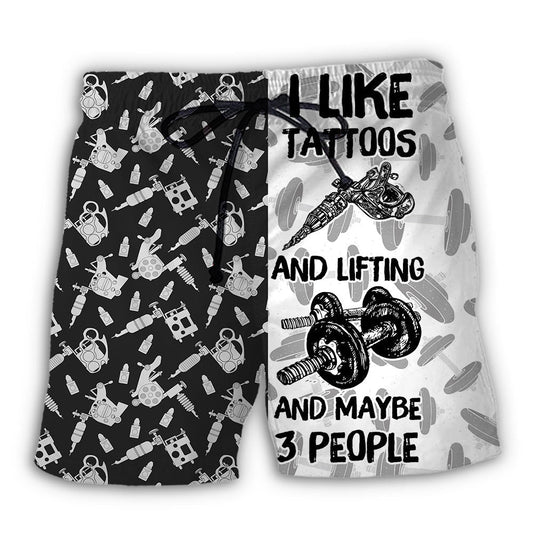 Tattoo Beach Shorts For Resort Getaways And Everyday Comfort