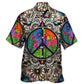 Bohemian Peace Galaxy Cosmic Hawaiian Shirt For Warm Weather Adventures And Everyday Comfort