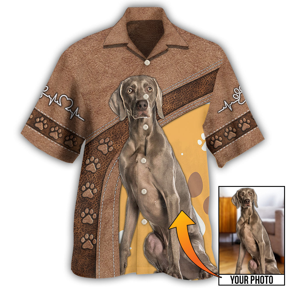 Dog Custom Photo Personalized Hawaiian Shirt Pattern View For Relaxed Warm Weather Outfits