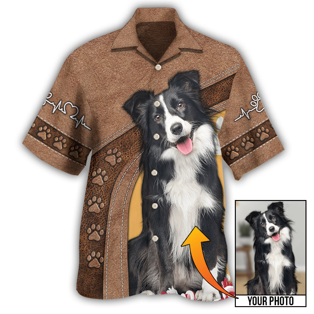 Dog Custom Photo Personalized Hawaiian Shirt Artwork View For Weekend Travel And Beach Style