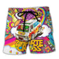 Hippie Music Beach Shorts For Casual Day Trips And Thoughtful Gift Giving