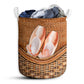 Small Size Ballet Dance Rattan Texture Laundry Basket For Bathroom Bedroom Storage
