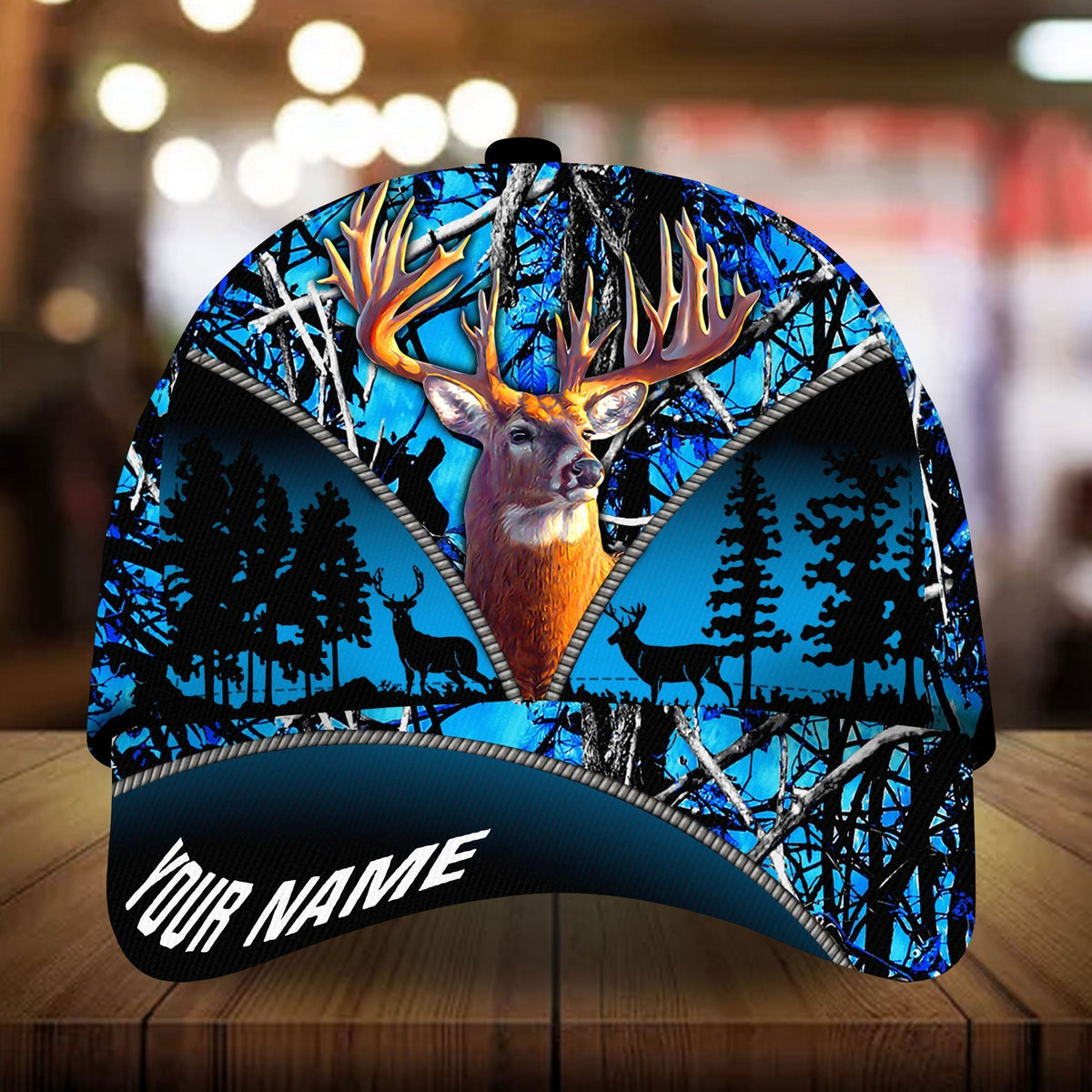 Cool Deer Hunting Art Personalized Classic Cap For Outdoor Travel Festivals And Relaxed Everyday Wear