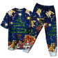 Nativity Christmas Celebration Short Sleeve Pajamas Set For Holiday Bedtime And Cozy Home Wear