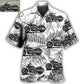 Motorcycle Personalized Photo Hawaiian Shirt Artwork View For Tropical Vacations