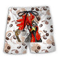 Coffee Beach Shorts For Holiday Cruises And Bright Seasonal Outfits