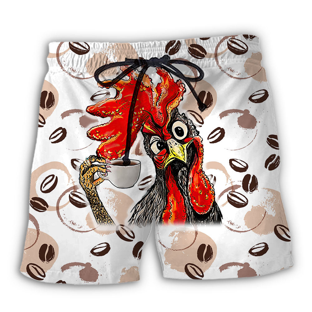 Coffee Beach Shorts For Holiday Cruises And Bright Seasonal Outfits