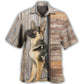 Creative German Shepherd Dog Hawaiian Shirt Front Pattern View For Thoughtful Gifting