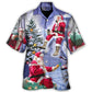 Magical Christmas Santa Night Hawaiian Shirt For Summer Events And Casual Outdoor Wear