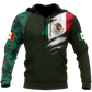 Mexican Coat Arms Hoodie For Traditional Themes Outdoor Events And Casual Travel