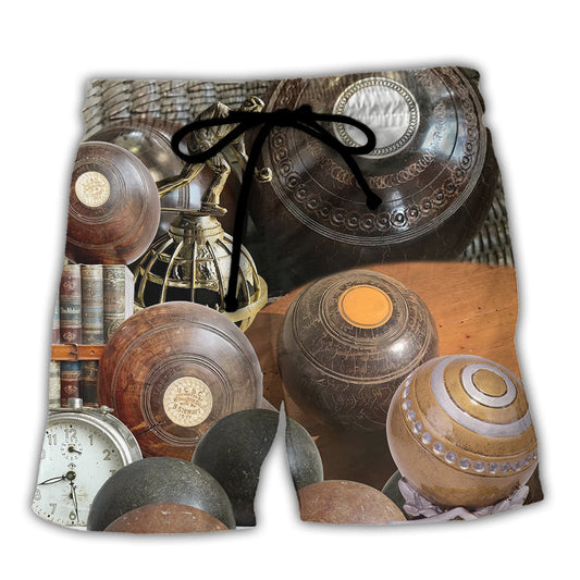 Lawn Bowling Legend Champion Spirit Beach Shorts For Active Summer Travel