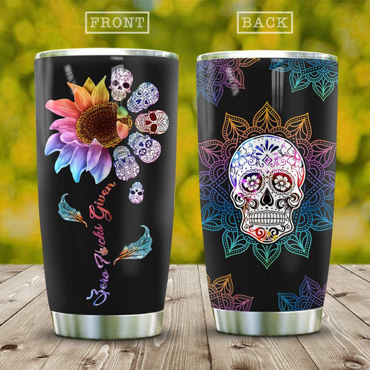Skull 20 Oz Tumbler For Coffee Travel And Daily Drinks