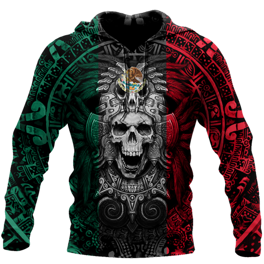 Classic Aztec Warrior Hoodie For Cultural Appreciation Events Casual Wear And Thoughtful Gifting