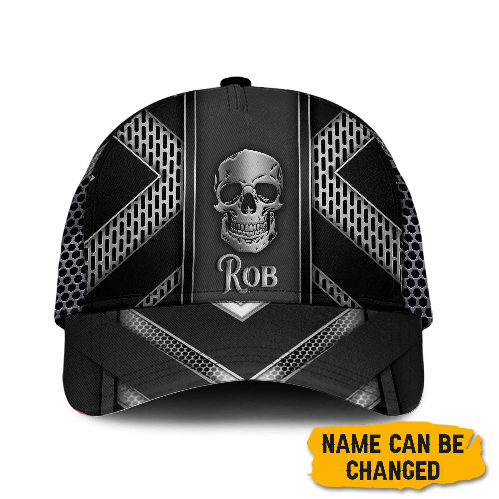 Black White Skull Personalized Classic Cap For Daily Comfort Outdoor Fun And Weekend Vacations