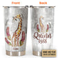 Giraffe Jewelry Silver Art Personalized 20 Oz Tumbler For Coffee Travel And Daily Drinks