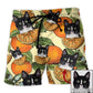 Cat Tropical Lover Various Style Personalized Photo Beach Shorts Design View For Poolside Relaxation And Holiday Trips