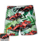 Open Wheel Racing Car Tropical Personalized Photo Beach Shorts Pattern View For Resort Days And Outdoor Activities