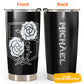 Fantasy Shield Emblem Emblem Personalized 20 Oz Tumbler For Coffee Travel And Daily Drinks