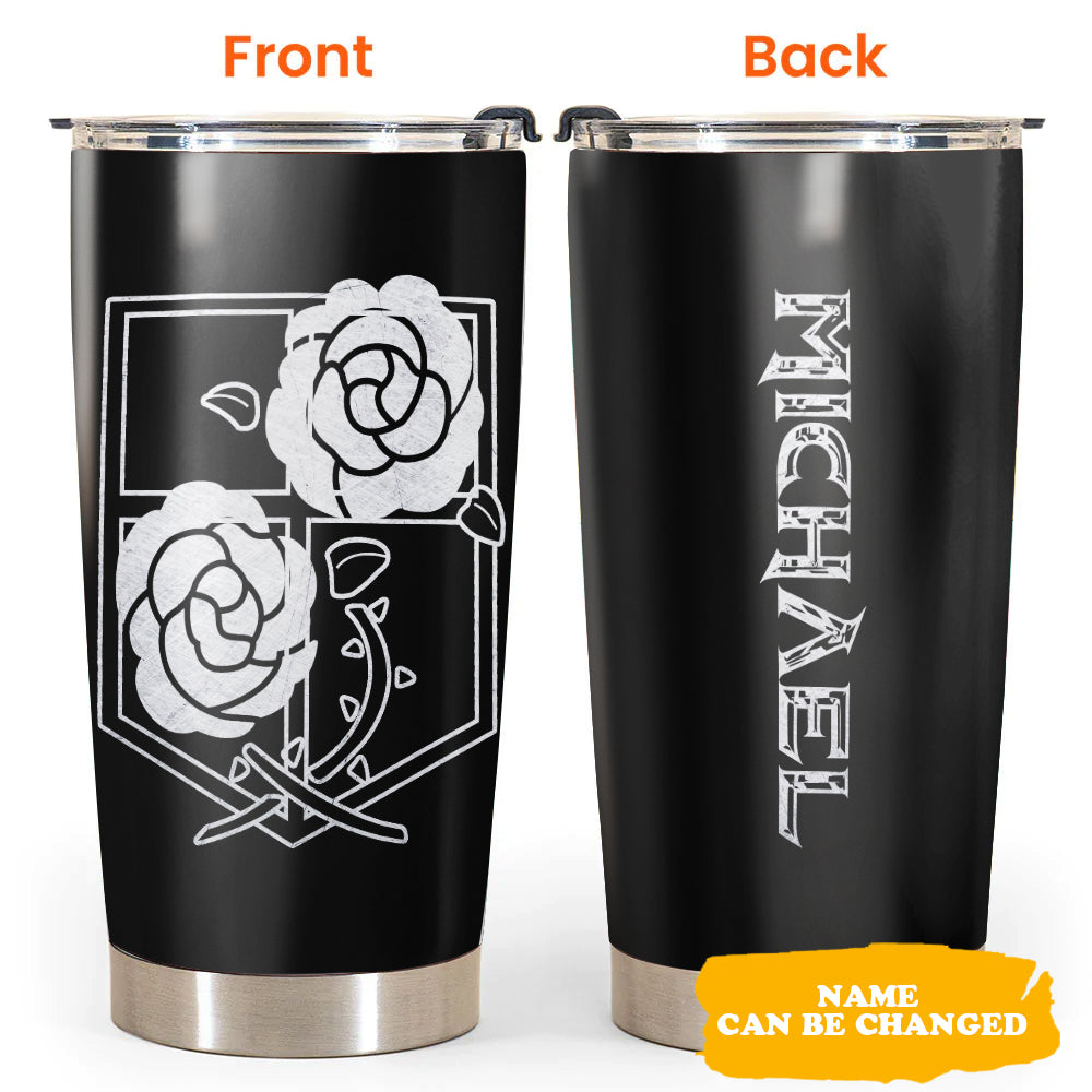 Fantasy Shield Emblem Emblem Personalized 20 Oz Tumbler For Coffee Travel And Daily Drinks