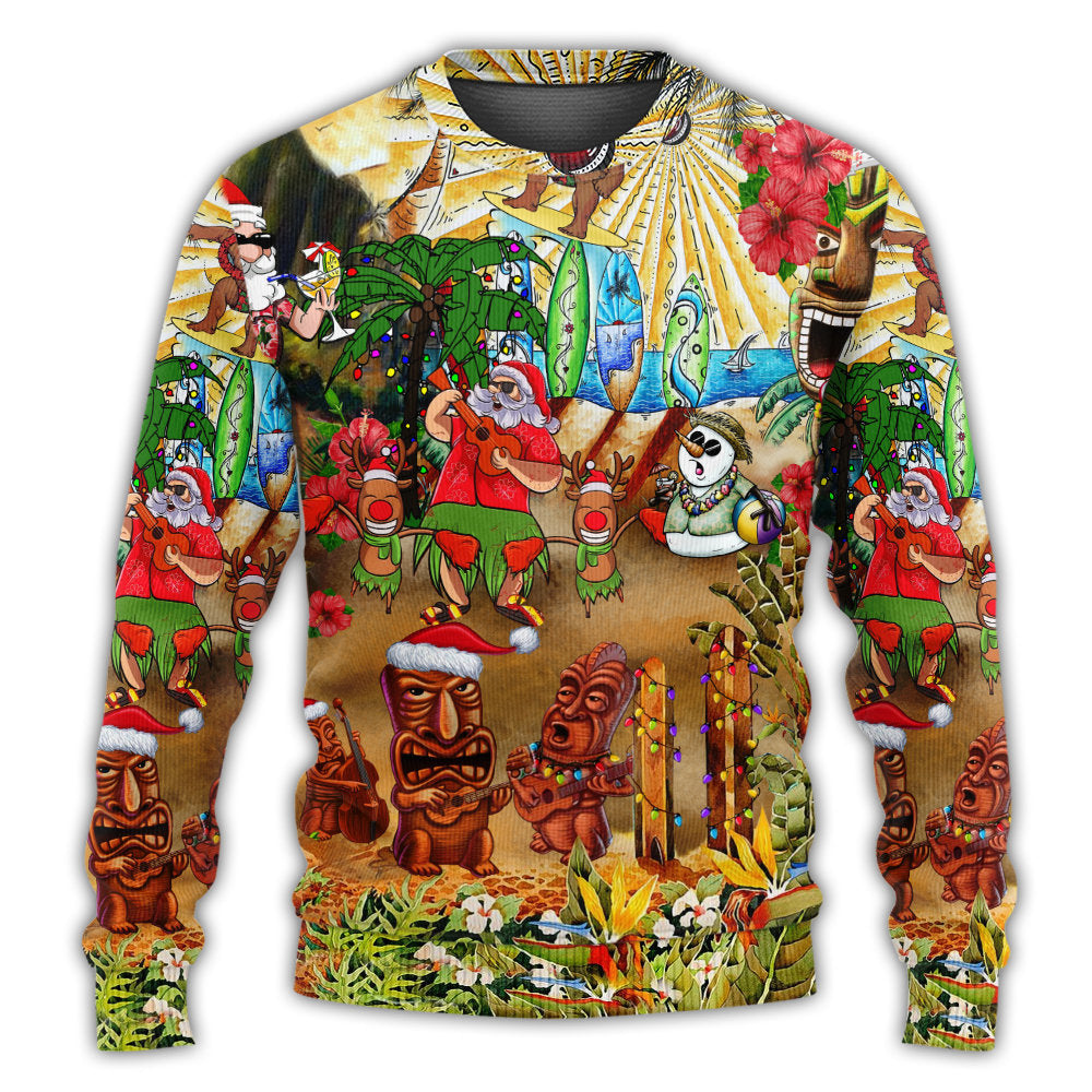 Christmas Hawaiian Holiday Sweater For Festive Events Weekend Outings And Comfortable Winter Style