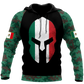 Mexican Coat Arms Hoodie For Cultural Gatherings Casual Layering And Relaxed Wear