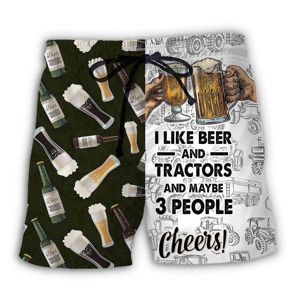 Beer Beach Shorts For Casual Day Trips And Bright Seasonal Outfits