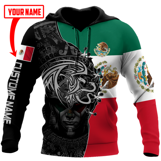 Aztec Mexico Hoodie For Heritage Events Weekend Outings And Comfortable Streetwear