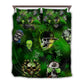 Skull Mystic Green Bedding Cover For Gothic Bedroom Decor