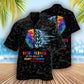 Abstract Intelligence Pattern Hawaiian Shirt With All Over Print For Island Holidays Summer Parties And Casual Outdoor Wear