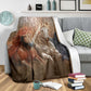 Horse Chase His Dream Flannel Blanket For Cozy Bedroom Sofa Decor