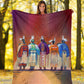 Native American Simple Flannel Blanket For Cozy Bedroom Sofa Decor